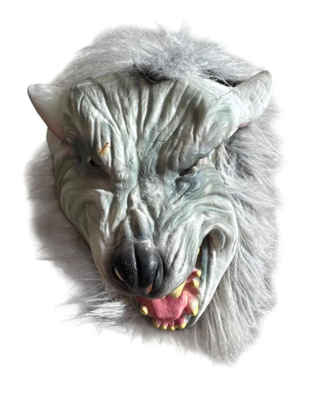 Vintage Werewolf Half Mask Realistic Details Cosplay Or Halloween Costume